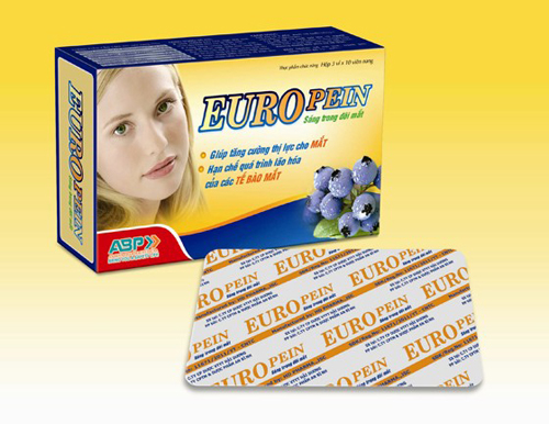 Euro Pein - Bổ mắt, chống lão hóa mắt 